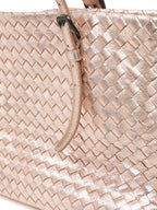 BOTTEGA VENETA Gold Small Cabat Tote Bag