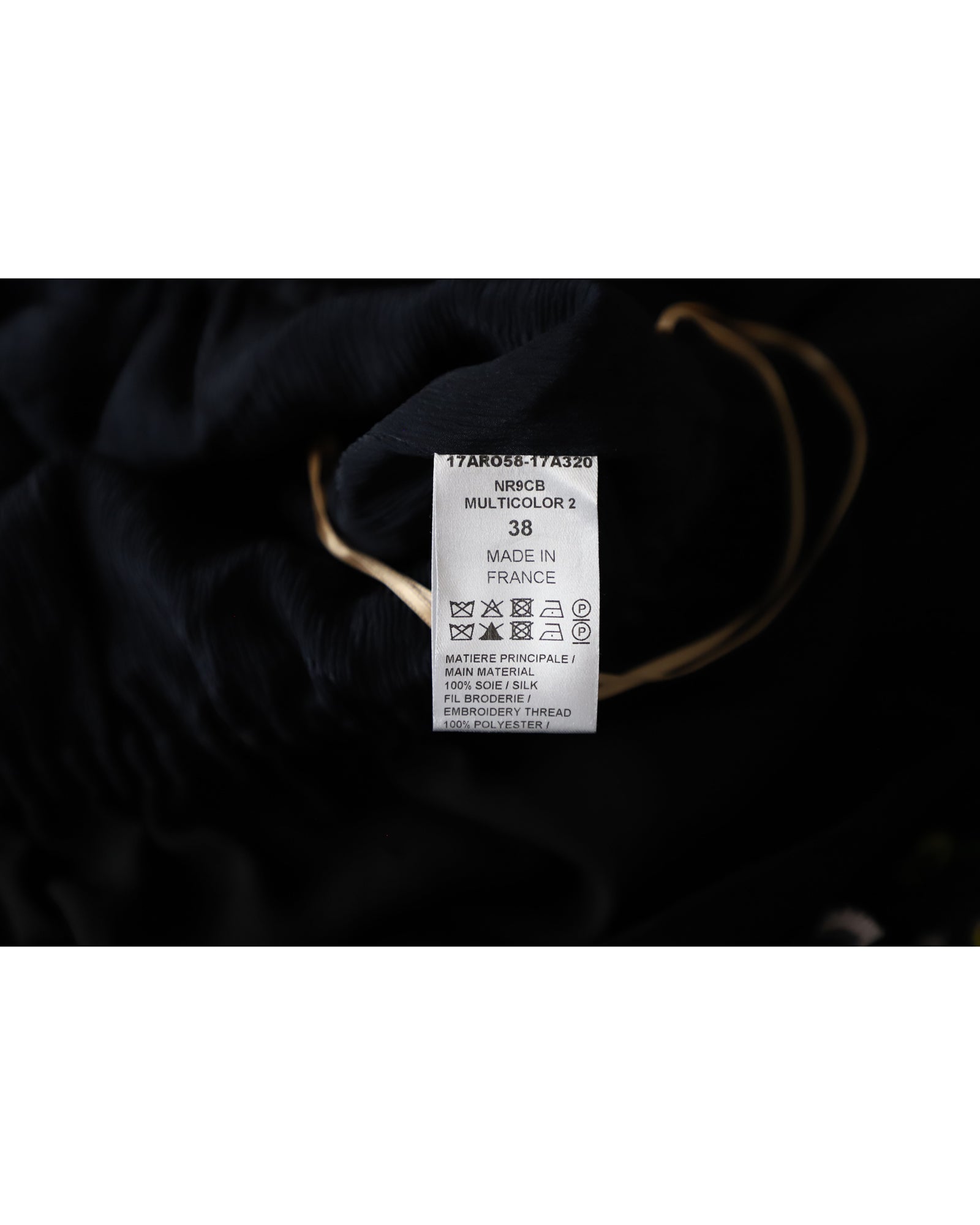 Chloe Embroidered Fringed Sleeveless Maxi Dress in Navy Blue Silk