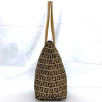 Fendi   Canvas Leather Tote Bag ()