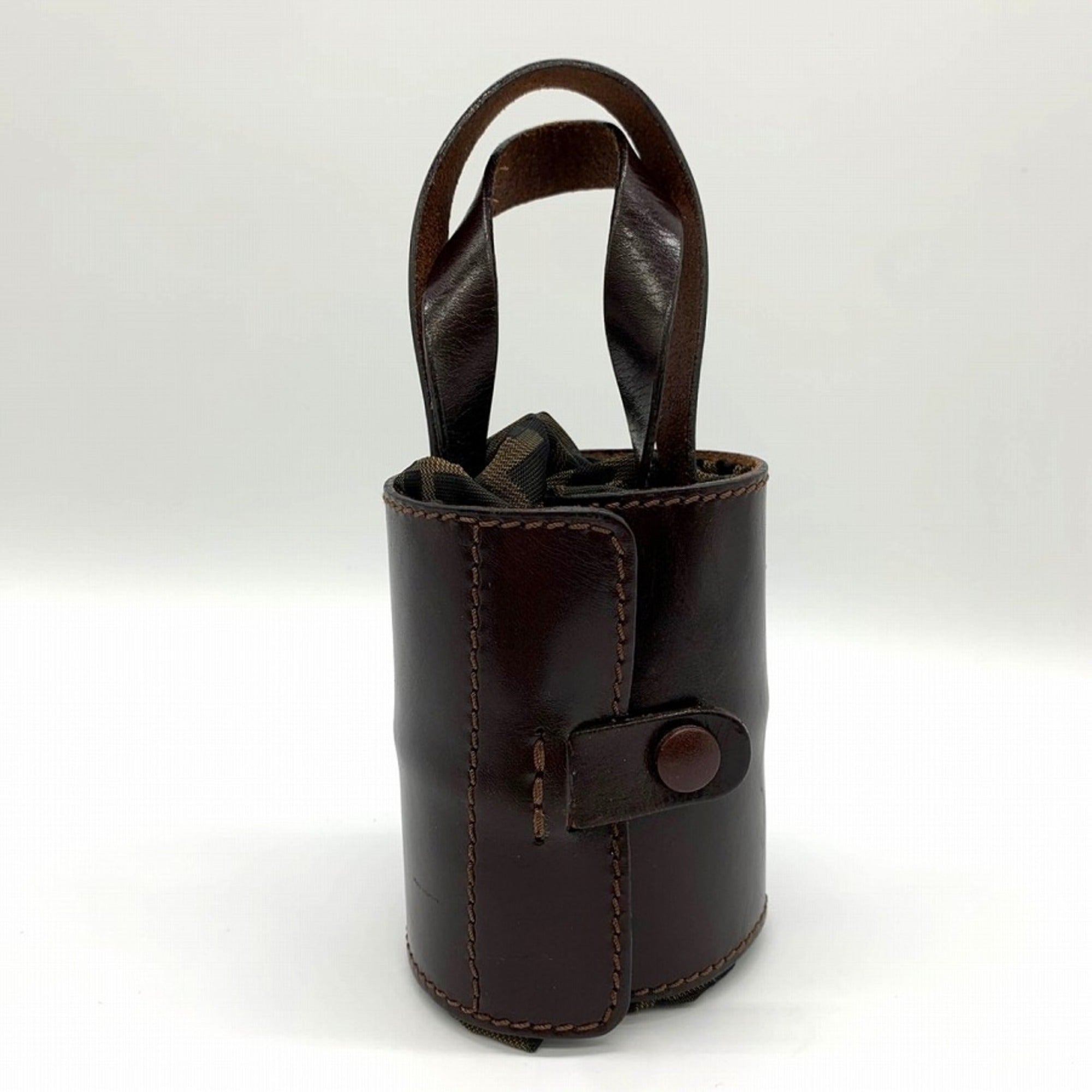 Fendi  Nylon Leather Tote Bag ()