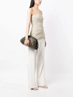 BOTTEGA VENETA Green Pouch Bag
