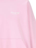 Balenciaga Beverly Hills Embroidered Hooded Top Pink