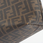Fendi Zucca  Pvc Leather Shoulder Bag Tote Bag ()