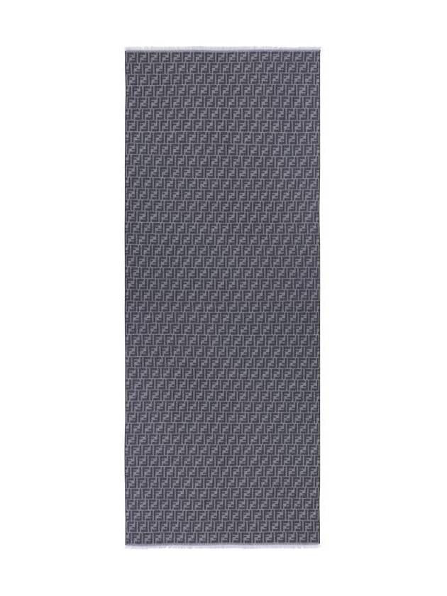 Fendi FF Jacquard Scarf Blue