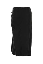 Balenciaga Women Black Satin Skirt