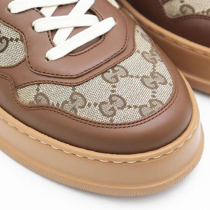 Gucci GG Canvas Leather Sneakers