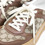 Gucci GG Canvas Leather Sneakers