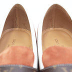 Louis Vuitton Monogram Leather Suede Loafer