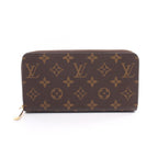 Louis Vuitton Zippy Wallet Canvas Long Wallet M42616 in Excellent Condition