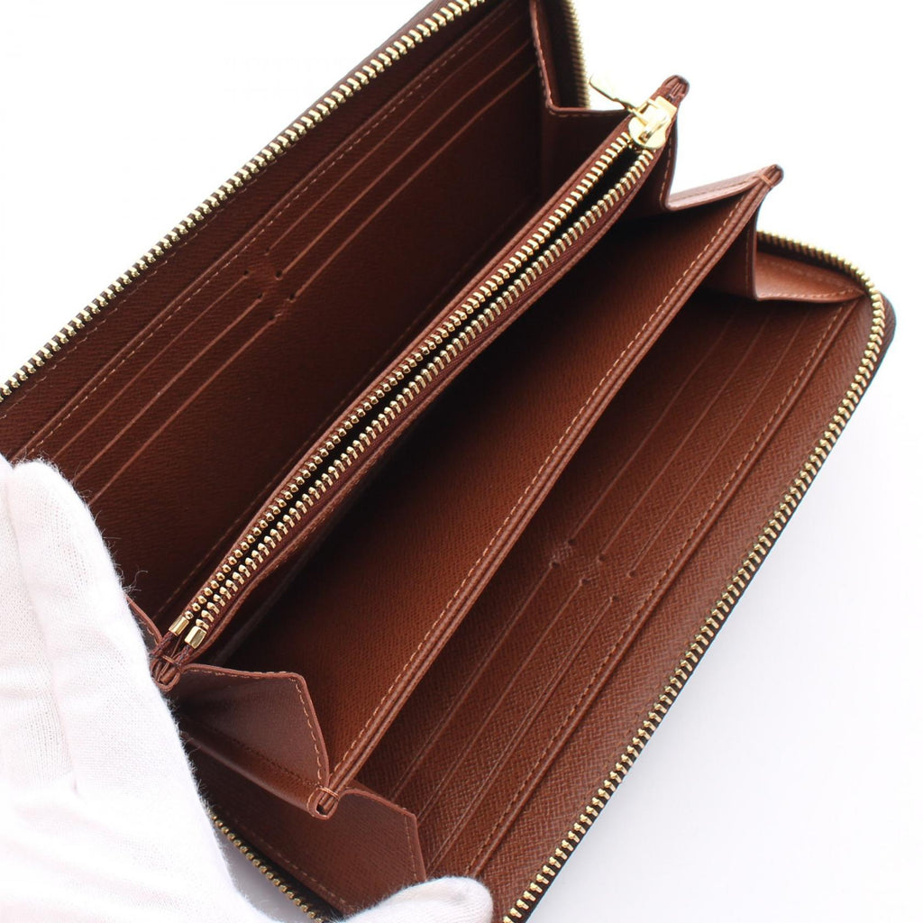 Louis Vuitton Zippy Wallet Canvas Long Wallet M42616 in Excellent Condition