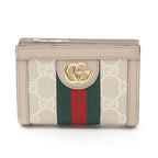 Gucci Ophidia GG Supreme PVC Coated Canvas Leather Wallet
