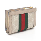 Gucci Ophidia GG Supreme PVC Coated Canvas Leather Wallet