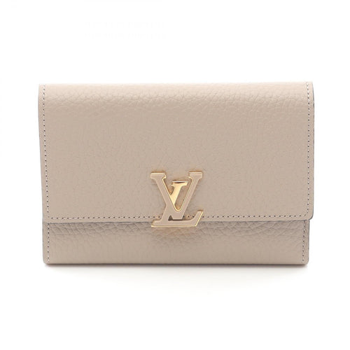 Louis Vuitton Portefeuille Capucines Compact Taurillon Leather Wallet