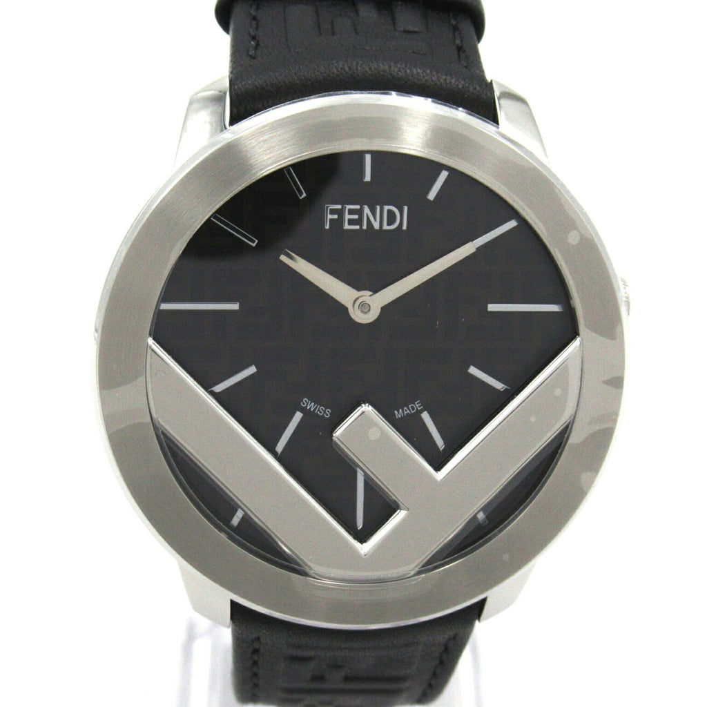Fendi Stainless Steel Leather Quartz Watch FOW972A17OF0ABB