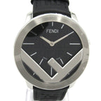 Fendi Stainless Steel Leather Quartz Watch FOW972A17OF0ABB