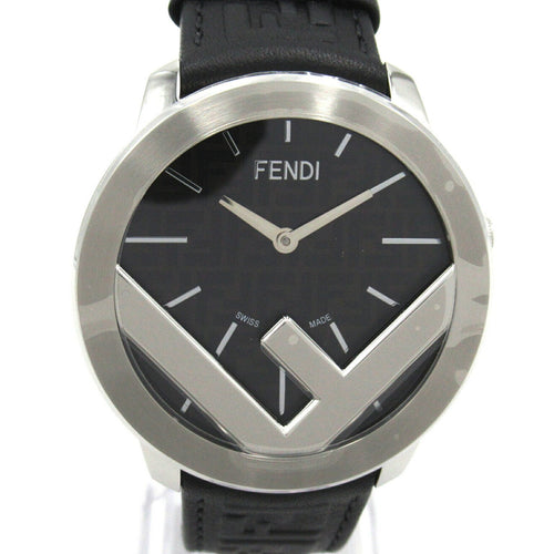 Fendi Stainless Steel Leather Quartz Watch FOW972A17OF0ABB