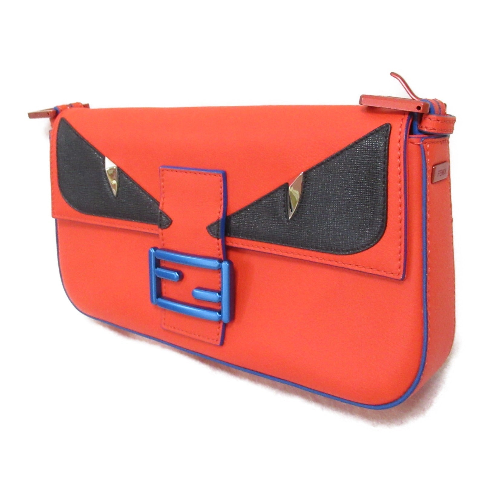 Fendi Monster Mamma Bucket Leather Shoulder Bag