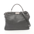 Fendi Peekaboo Large Selleria Leather Handbag