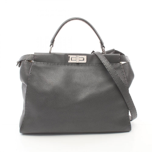 Fendi Peekaboo Large Selleria Leather Handbag
