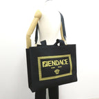 Fendi Canvas 2way Logo Tote Bag