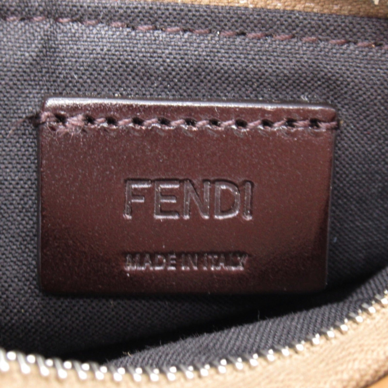Fendi Leather Fabric Key Case Pouch 7AP074AFBVF1HRM