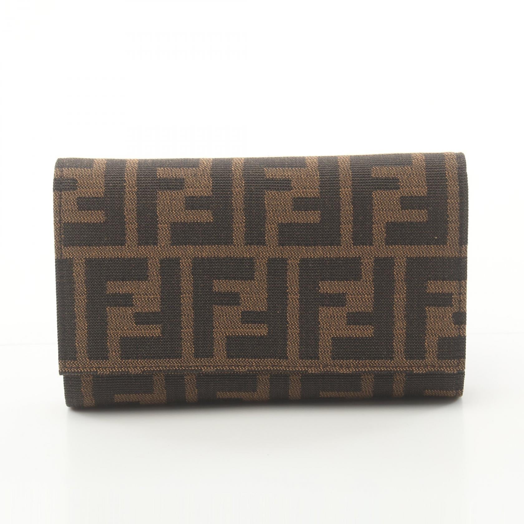 Fendi Zucca Canvas Trifold Wallet 8M0011