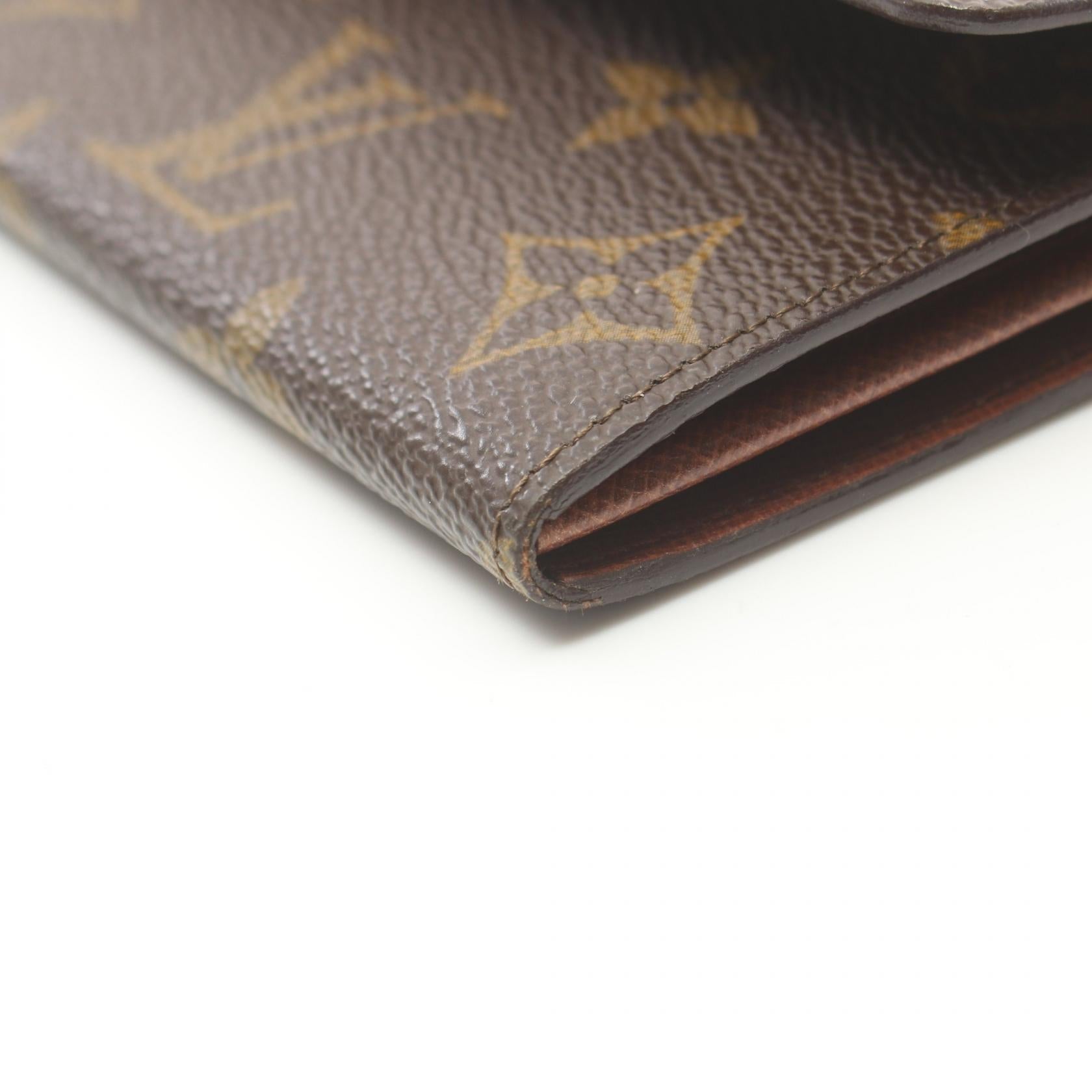 Louis Vuitton Monogram Portefeuille Sarah Canvas Long Wallet M61724 in New Condition