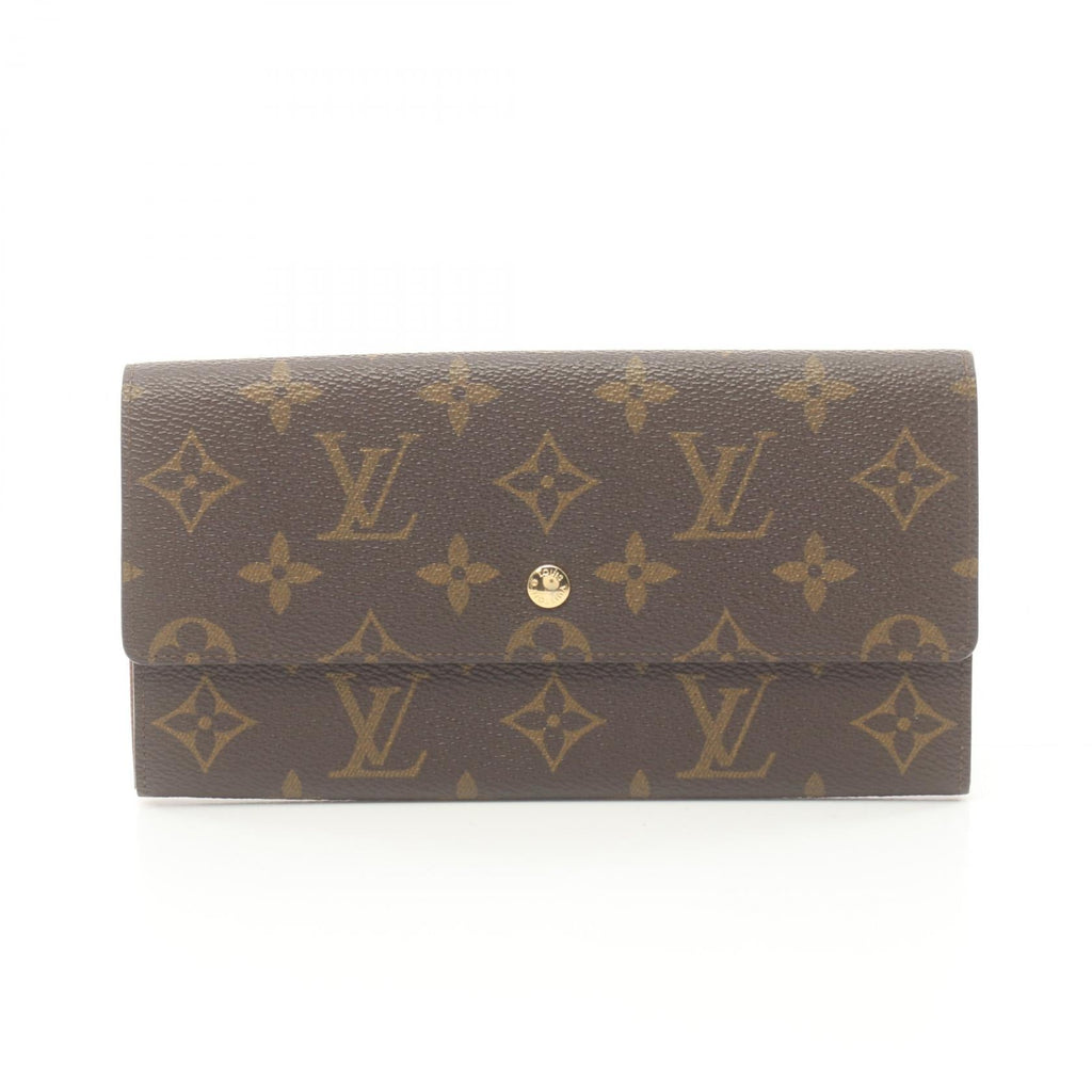 Louis Vuitton Monogram Portefeuille Sarah Canvas Long Wallet M61724 in New Condition