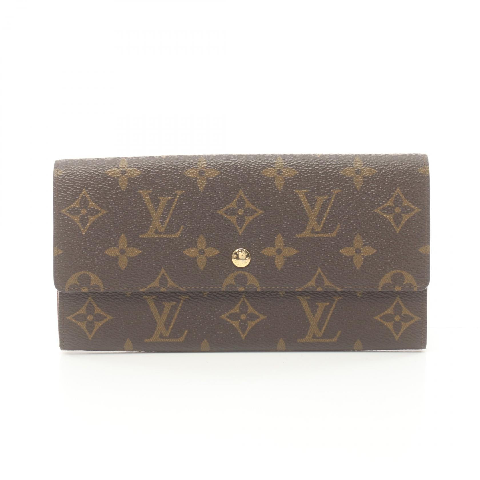 Louis Vuitton Monogram Portefeuille Sarah Canvas Long Wallet M61724 in New Condition