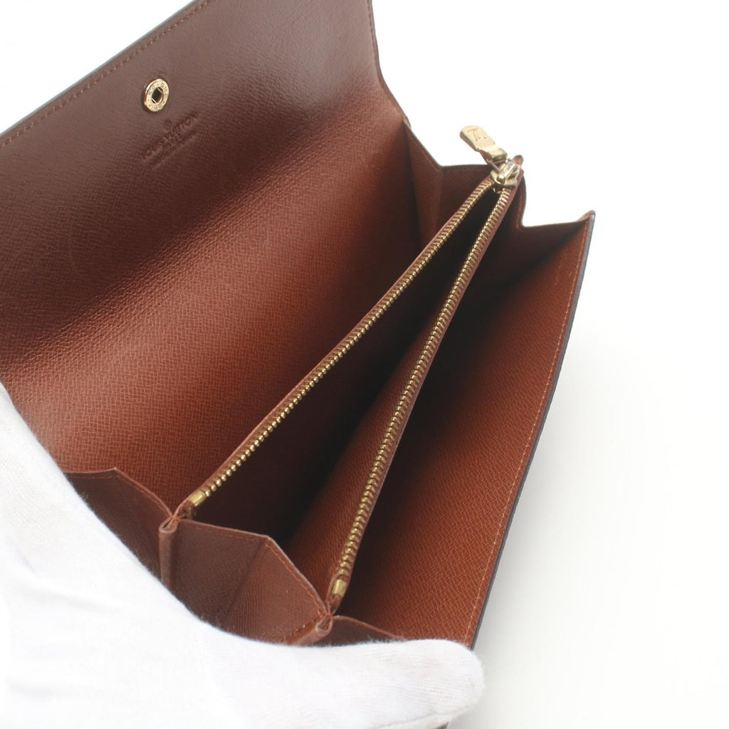 Louis Vuitton Monogram Portefeuille Sarah Canvas Long Wallet M61724 in New Condition