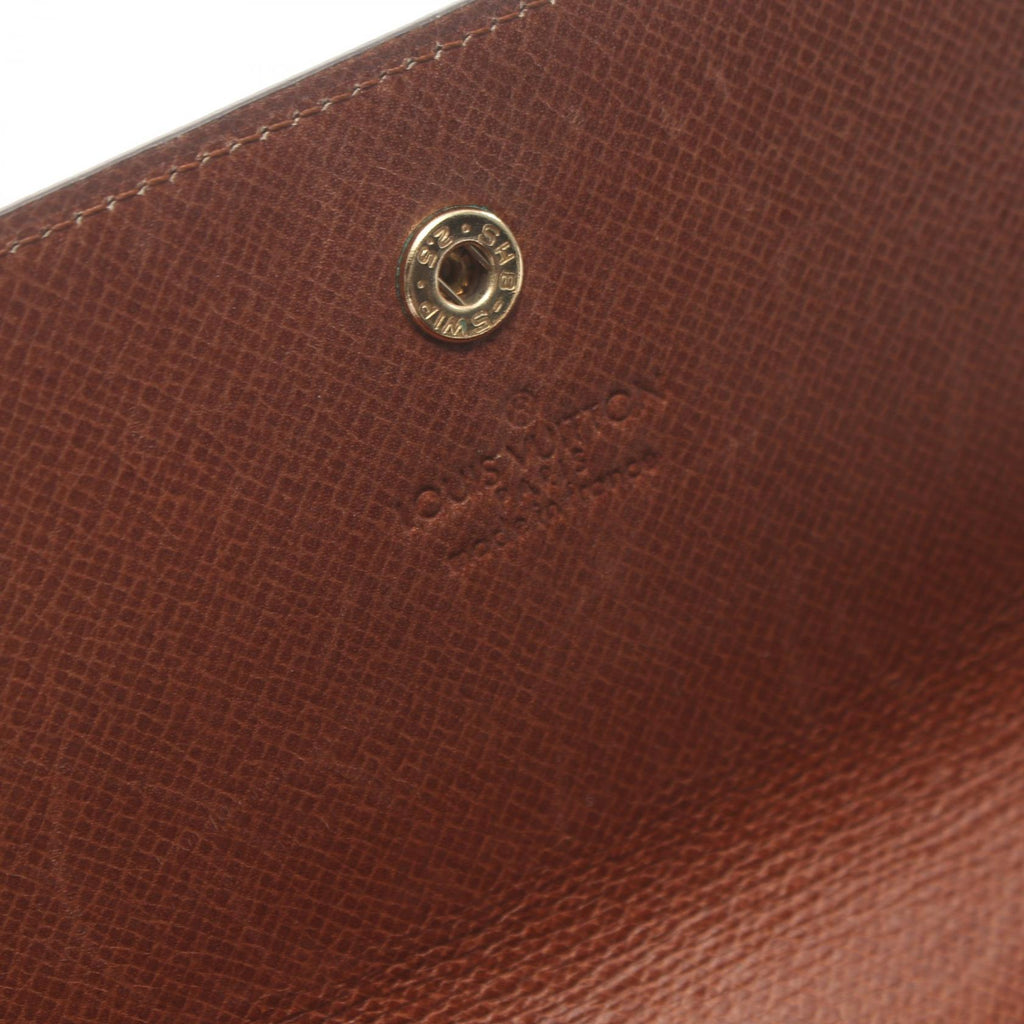 Louis Vuitton Monogram Portefeuille Sarah Canvas Long Wallet M61724 in New Condition