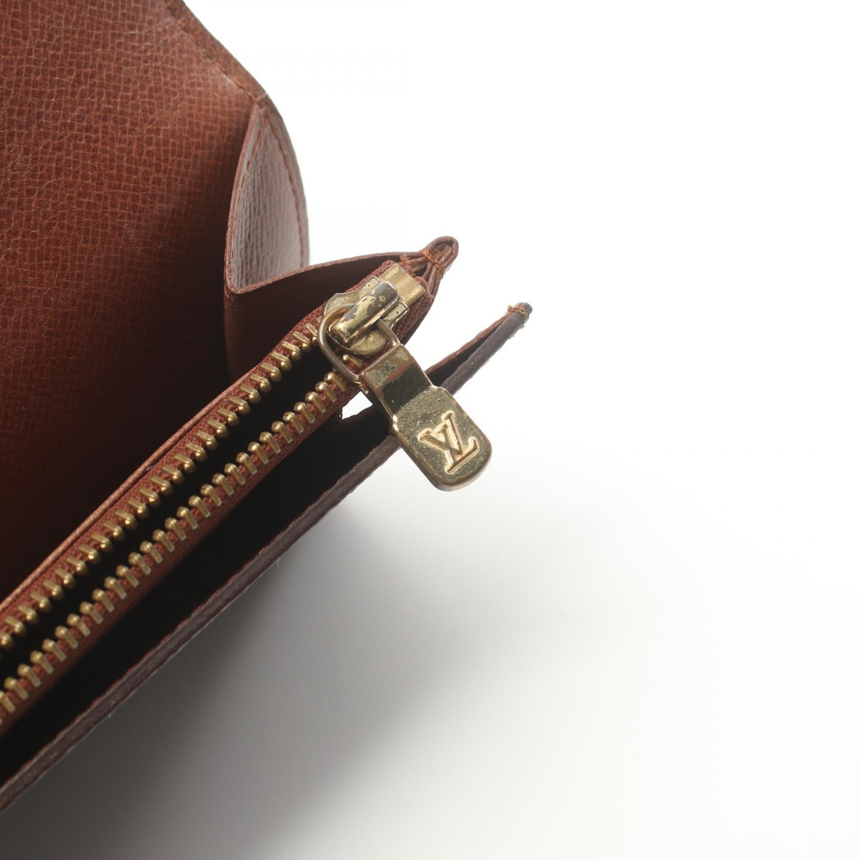 Louis Vuitton Monogram Portefeuille Sarah Canvas Long Wallet M61724 in New Condition