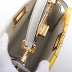 Fendi Fendace Mini Peekaboo Leather Handbag