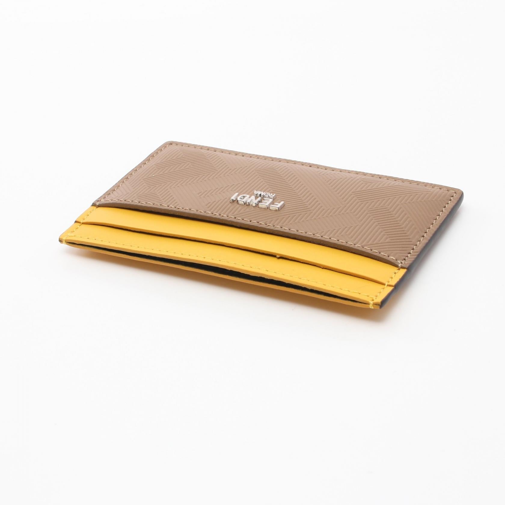 Fendi Leather Shadow Card Case