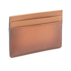 Fendi Leather Card Case Brown