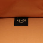 Fendi Sunshine Medium Canvas Leather Tote Bag