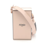 Fendi Leather Box Shoulder Bag 8BT339
