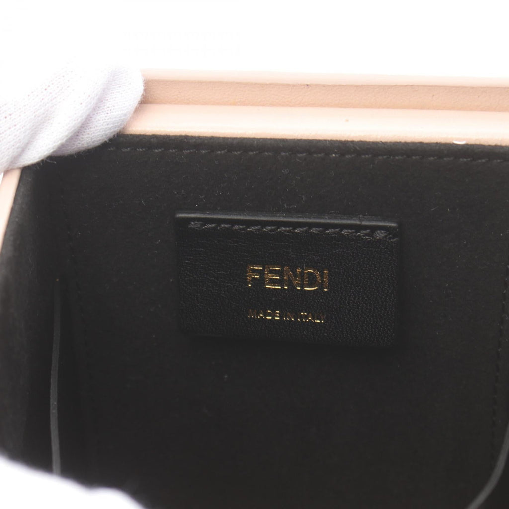 Fendi Leather Box Shoulder Bag 8BT339