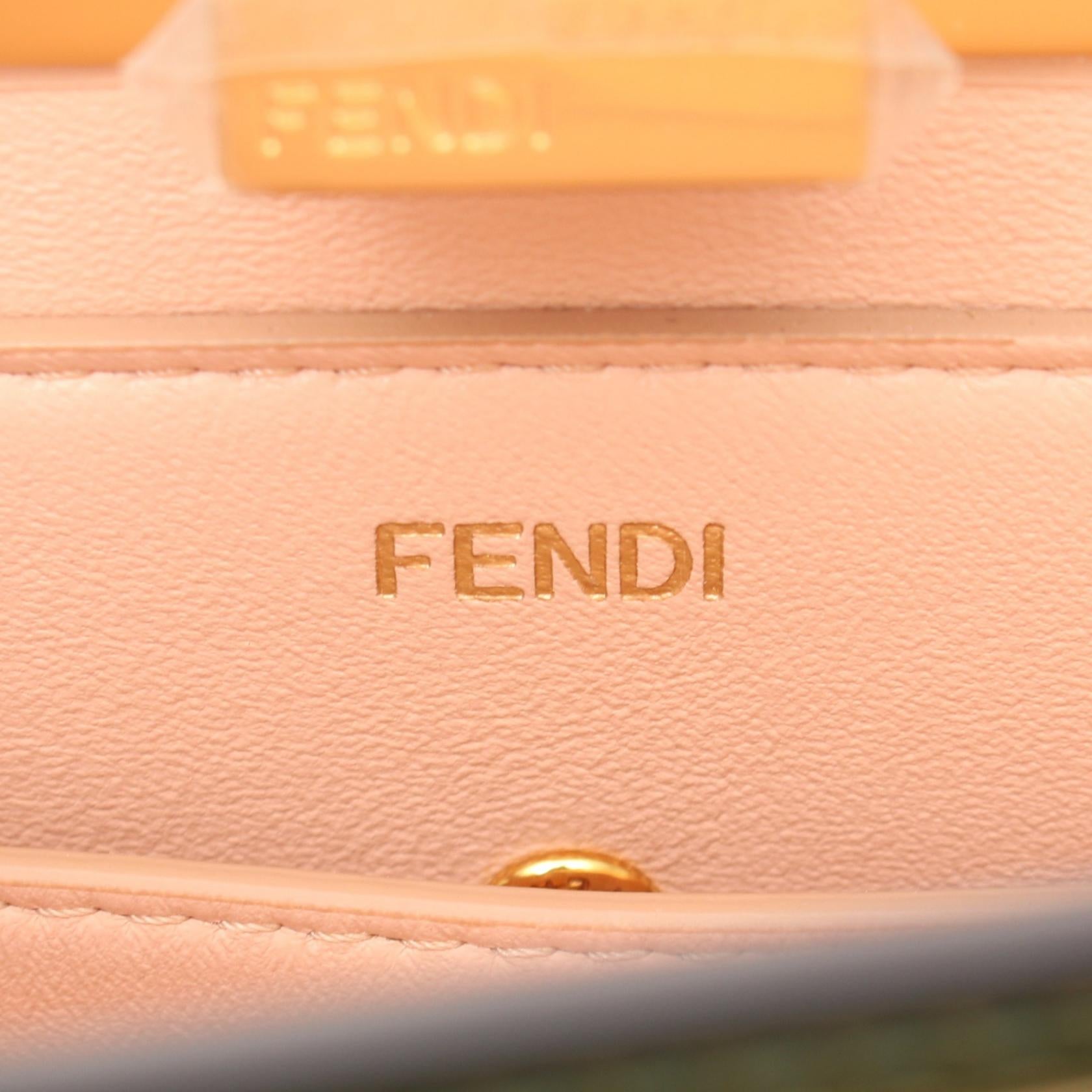 Fendi Peekaboo ISeeU East West Leather Handbag