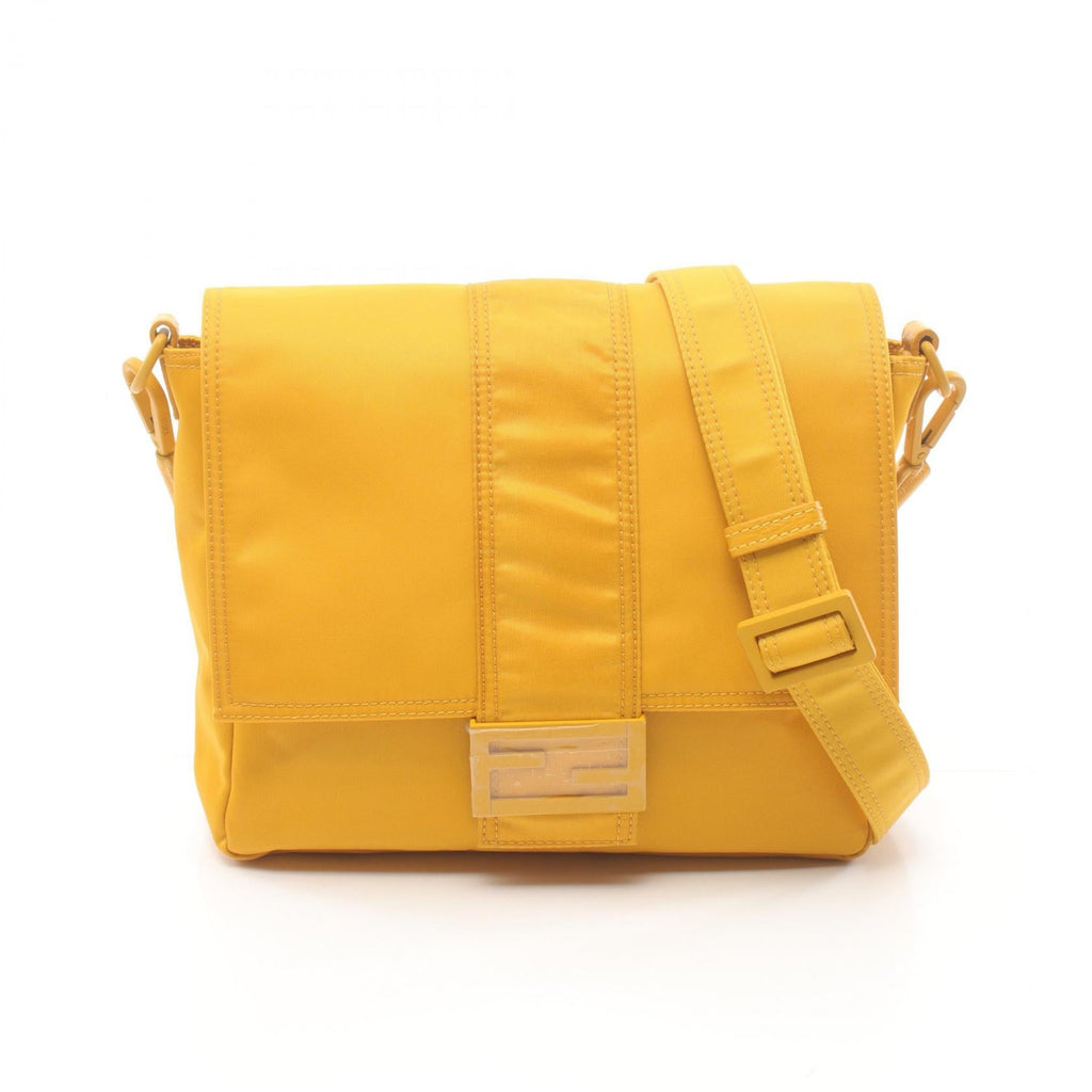 Fendi Nylon Baguette Messenger Bag