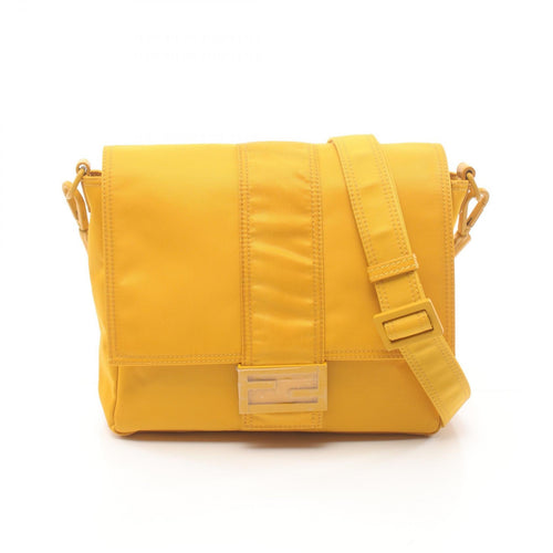 Fendi Nylon Baguette Messenger Bag
