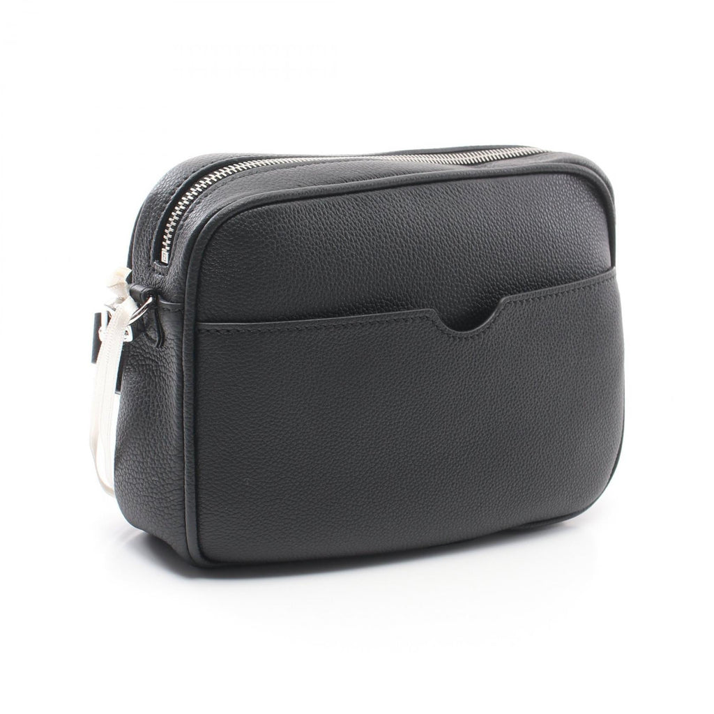 Fendi Leather Camera Case Embossed Logo Shoulder Bag