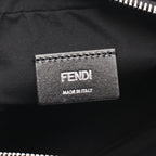 Fendi Leather Camera Case Embossed Logo Shoulder Bag