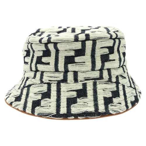 Fendi Cotton Bucket Hat Navy