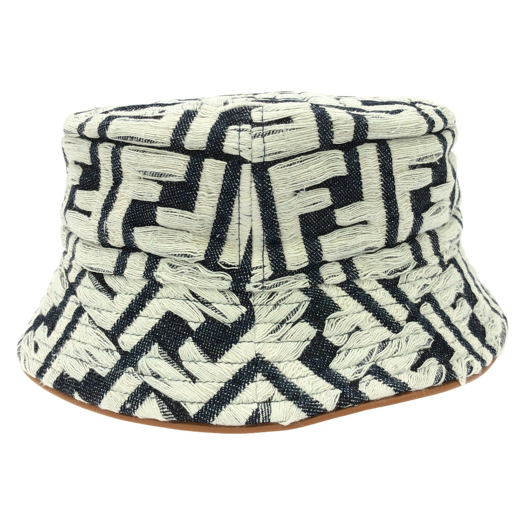 Fendi Cotton Bucket Hat Navy
