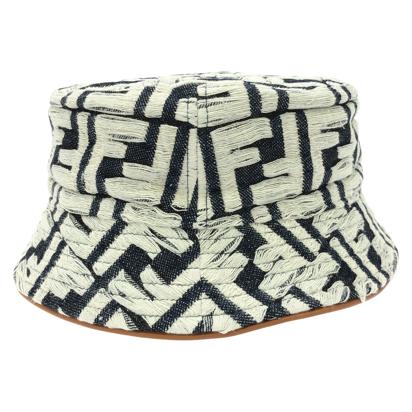 Fendi Cotton Bucket Hat Navy
