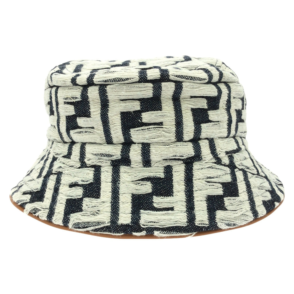 Fendi Cotton Bucket Hat Navy