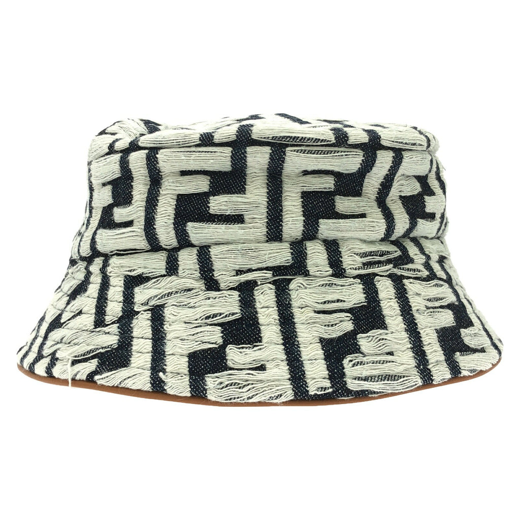 Fendi Cotton Bucket Hat Navy