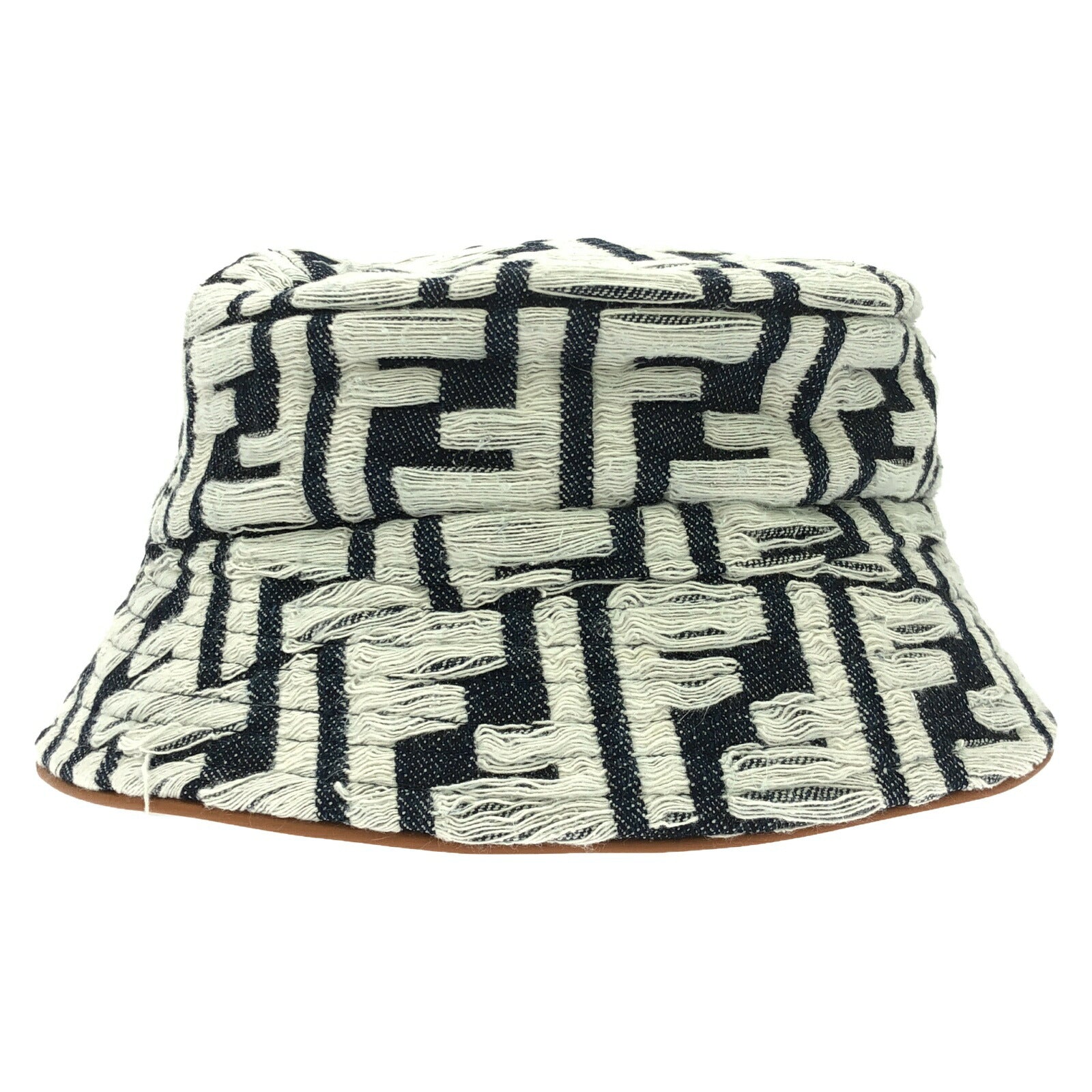 Fendi Cotton Bucket Hat Navy