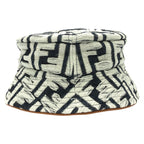 Fendi Cotton Bucket Hat Navy